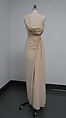Evening dress, House of Vionnet (French, active 1912–14; 1918–39), silk, French